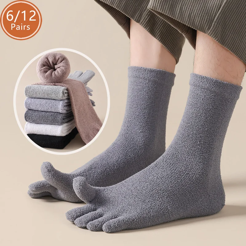 Toe Sock Split - 6/12 пар толстых термоносков с раздельными