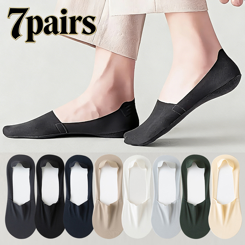 Ankle Sock Low Cut - 7 пар мужских летних тонких носков-невидимок
