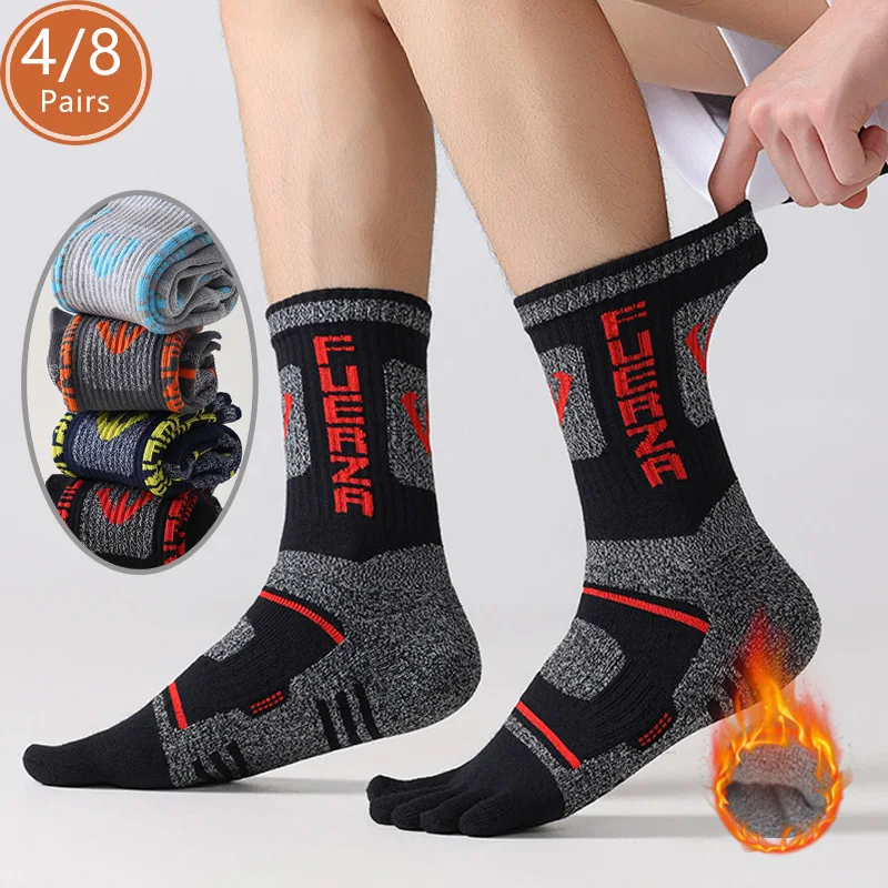 4/8 пар мужских спортивных нос – обзор и цена Toe Sock Split