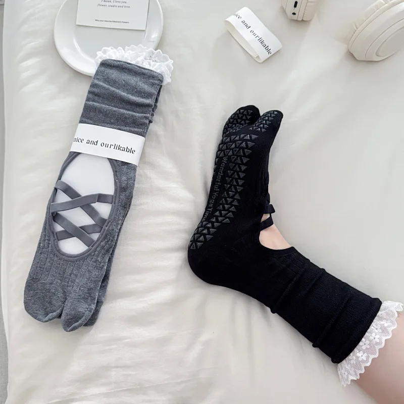 Женские носки для йоги с круже – обзор и цена Toe Sock Split